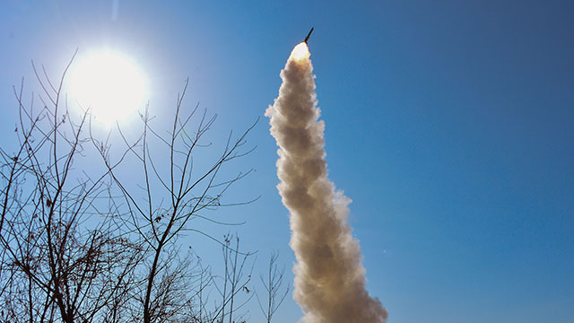 북한 “어제 전략순항미사일 <br>초대형 탄두 위력시험 진행”