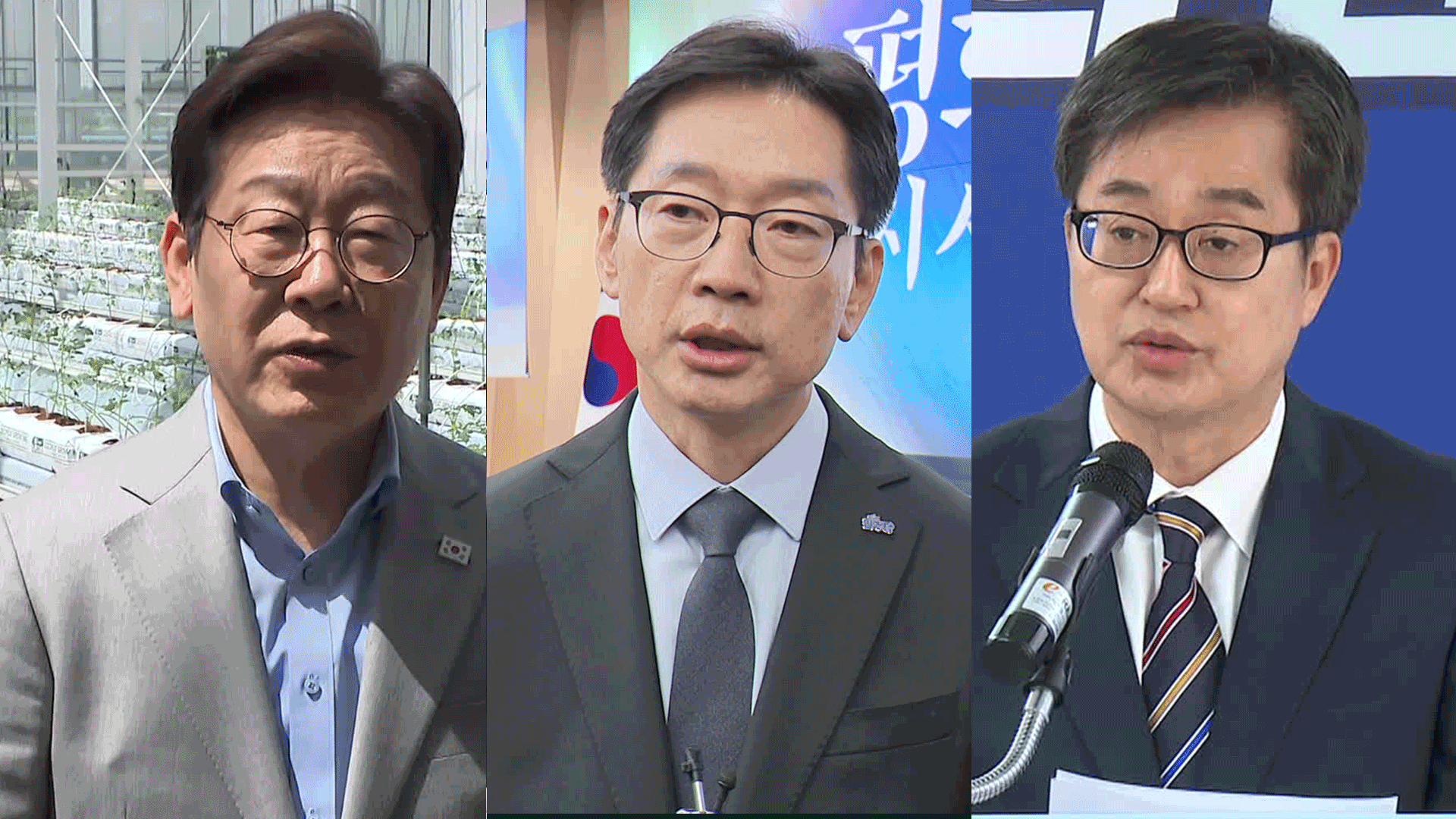 이재명 호남·수도권 표심잡기…김경수·김동연 “검찰 개혁”