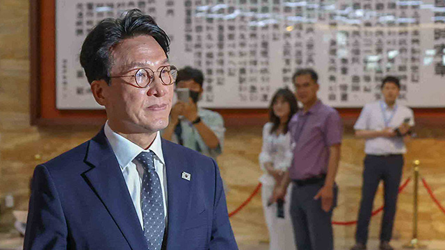 [속보] 국회, 김민석 총리 임명동의안 가결…국민의힘 표결 불참