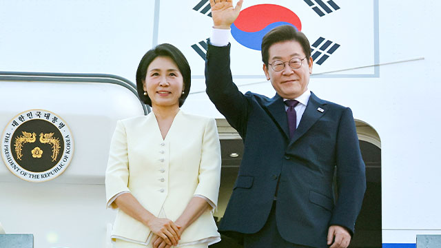 “한일 셔틀외교 복원”…이 대통령 정상회담 위해 <br>미국행