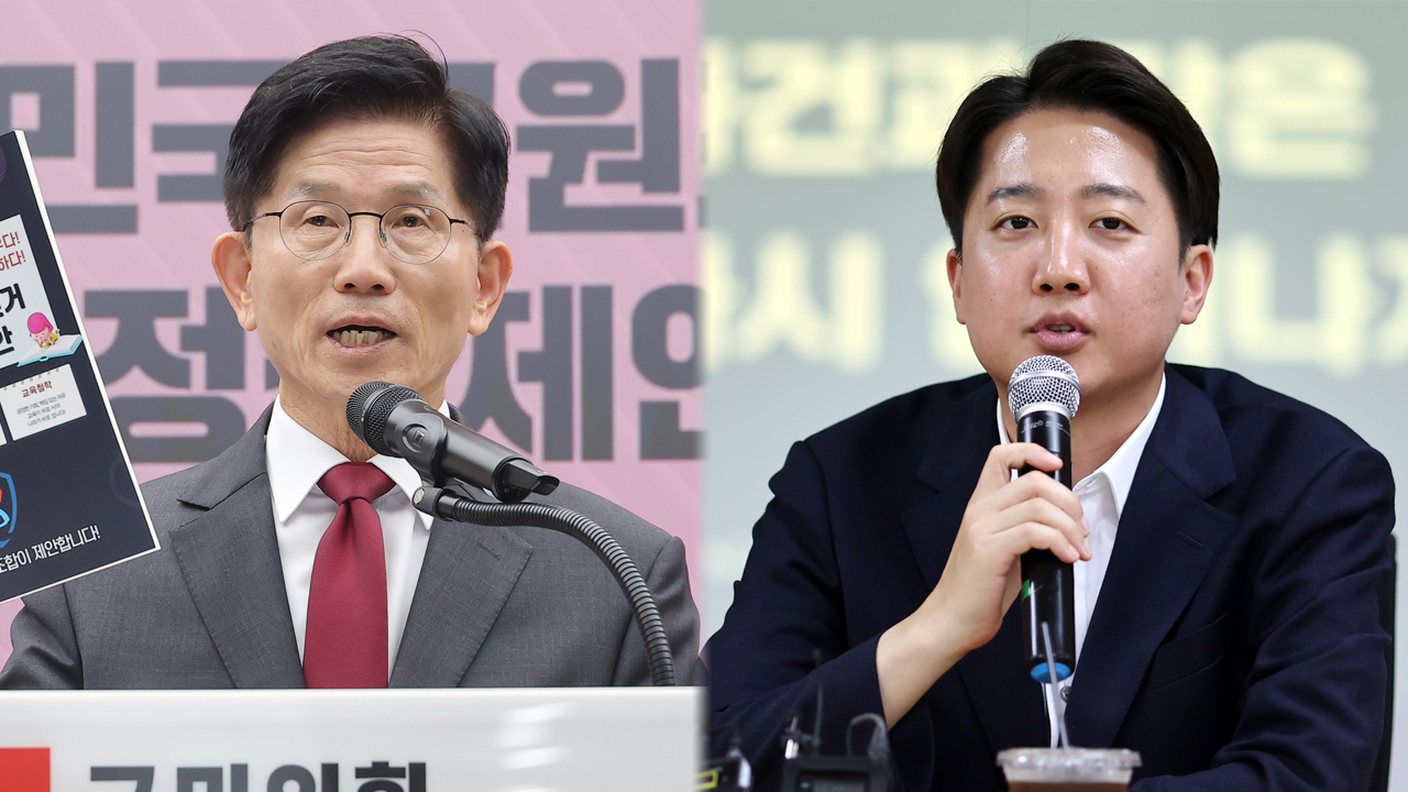 김문수, 수도권 표심 공략…<br>이준석, 교육계 지지 호소